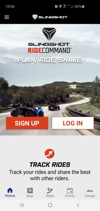 Slingshot Account Experience Polaris Slingshot